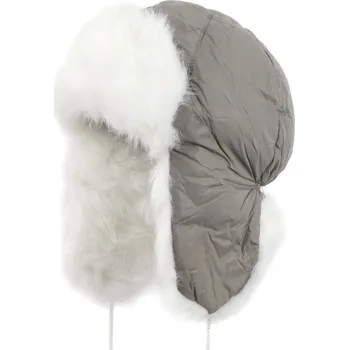 Čepice Zimní čepice Haker s klapkami na uši, šedá, velikost M/L