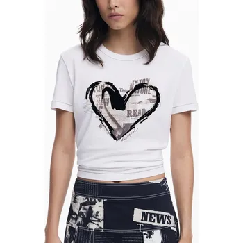 Dámské tričko Dámské tričko s potiskem srdce DESIGUAL Other 3403596