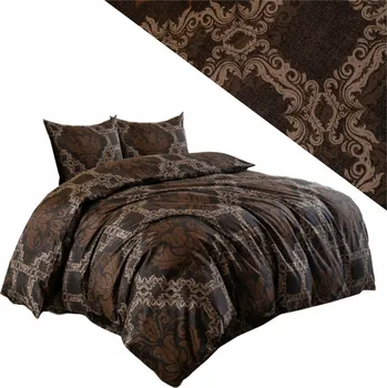 Povlečení Povlečení 220x200 3 Č. povlečení 70x80 hladké Eusebia Home geometrický zip