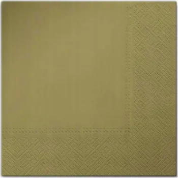 Papírový ubrousek Papírové ubrousky zlaté 33 x 33 cm