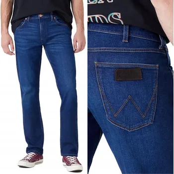 Pánské džíny WRANGLER GREENSBORO pánské džíny rovného střihu W38 L34