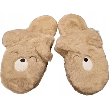 Dámské pantofle CLEVE Měkké dámské pantofle domácí obuv MEDVÍDCI vel. 38-39