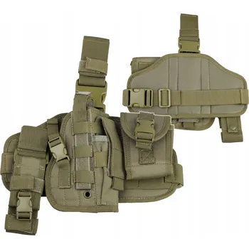 Modulární stehenní panel s pouzdrem GFC MOLLE Olive