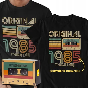 Pánské tričko Tričko k 20 30 40 50 60. narozeninám, Vaše jméno Retro pánská kazeta XXL