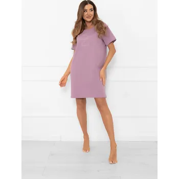 Dámská noční košile Košile noční dámská krátký rukáv Ksara L