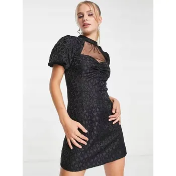 Dámské šaty Miss Selfridge šaty malá černá mini velikost 38