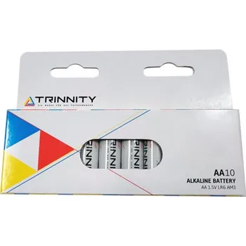 Článková baterie Baterie - alkalická AA, LR6, 1.5V, balení 10 kusů, TRINNITY