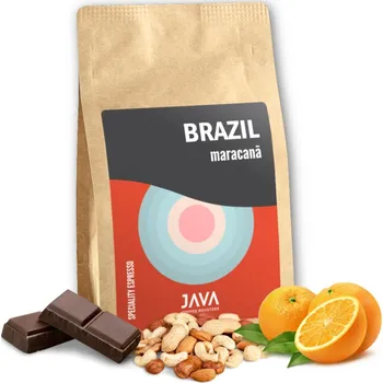 Káva Káva zrna Arabica Java Coffee Roasters Káva pražení Brazílie Maracana 250g 250 g