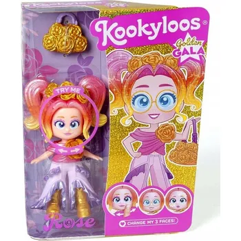 Panenka KOOKYLOOS ROSE PANENKA GOLDEN GALA PANENKA DOPLŇKY DÁREK PRO DĚTI