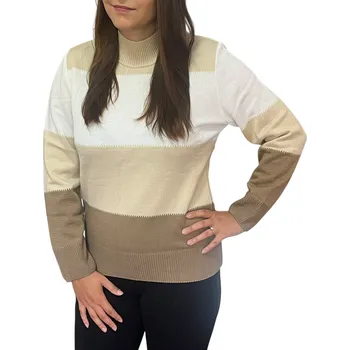 Ria-móda Stojáček Ria móda béžovo-bílý pruhovaný Ria móda: L