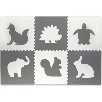 Pěnová podložka Puzzle Ricokids 6 ks Zvířata