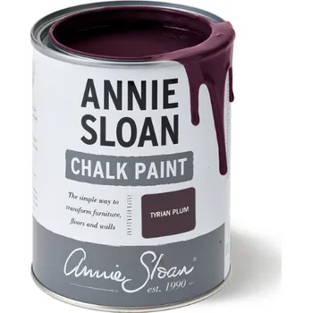 Vodová barva Annie Sloan Křídová Barva – Tyrian Plum - Červenofialová švestková 120ml