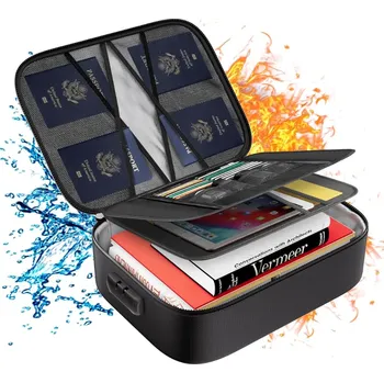 VODĚODOLNÁ OHNIVZDORNÁ OCHRANNÁ CESTOVNÍ TAŠKA NA DOKUMENTY A PENÍZE