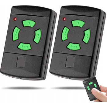 Garážová vrata 2x Dálkový ovladač Pilot 26,995MHz pro garážová vrata Hörmann HSM2 HSM4 HS1 HS2 HS4 HSE2