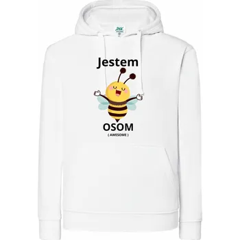 Dámská mikina JHK dámská mikina přes hlavu, s kapucí JSEM OSOM, velikost M