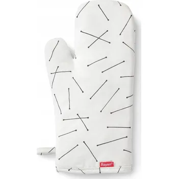 Chňapka Kuchyňská ochranná rukavice do trouby na hrnce bavlněná dlouhá RAYEN