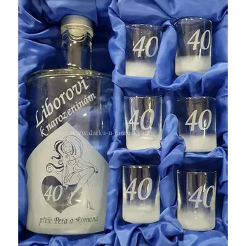 Pískovaná souprava 6+1 - Žena