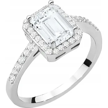 Prsten Stříbrný Prstýnek 925 s kubickým zirkonem VEL. 14