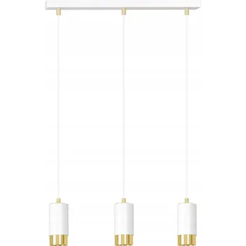 Závěsné svítidlo EMIBIG FUMIKO 815/3 BÍLÁ / ZLATÁ