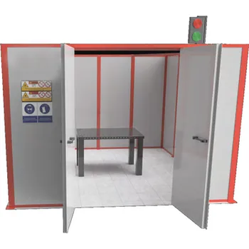 Svářečka Laserová buňka 2,4 x 2,4 x 2,25 m 4stěnná bez stropu