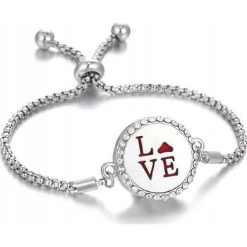 Náramek AROMATERAPEUTICKÝ NÁRAMEK OCELOVÝ Růže B01