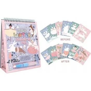 omalovánky Floss&Rock VODNÍ OMALOVÁNKY - Omalovánky 6 Ks