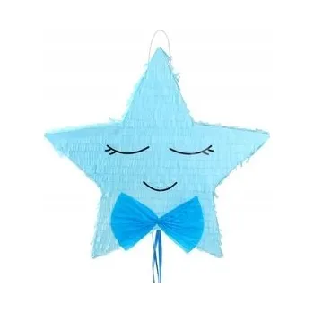Obraz Piniata Hvězda modrá, 45x8x43 cm