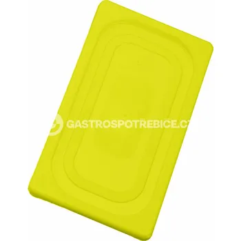 Gastronorm Víko GN 1/9 polypropylenové - žlutá