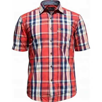 Pánská košile Armani Exchange pánská košile ležérní krátký rukáv slim střih bavlna velikost M