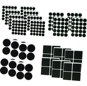 Podložka pod nábytek Filcové podložky, plst pod nábytek, sada 328 ks