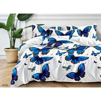 Povlečení Sada povlečení Fashion 160 cm x 200 cm polštář 70 x 80 cm bavlna saténová