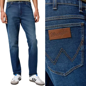 Pánské džíny Džíny WRANGLER RIVER TAPERED SLIM „ČERNÁ DÍRA“ _ W33 L32