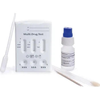 Diagnostický test AKCE!Multidrogový test na 5 drog z povrchu a látek(exp.1/2026)