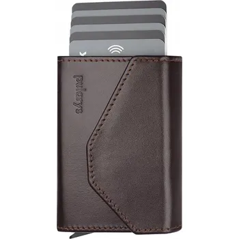 Peněženka Pularys peněženka z pravé kůže hnědá - unisex