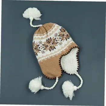 Čepice Szaleo zimní čepice ušanka hnědá, univerzální velikost