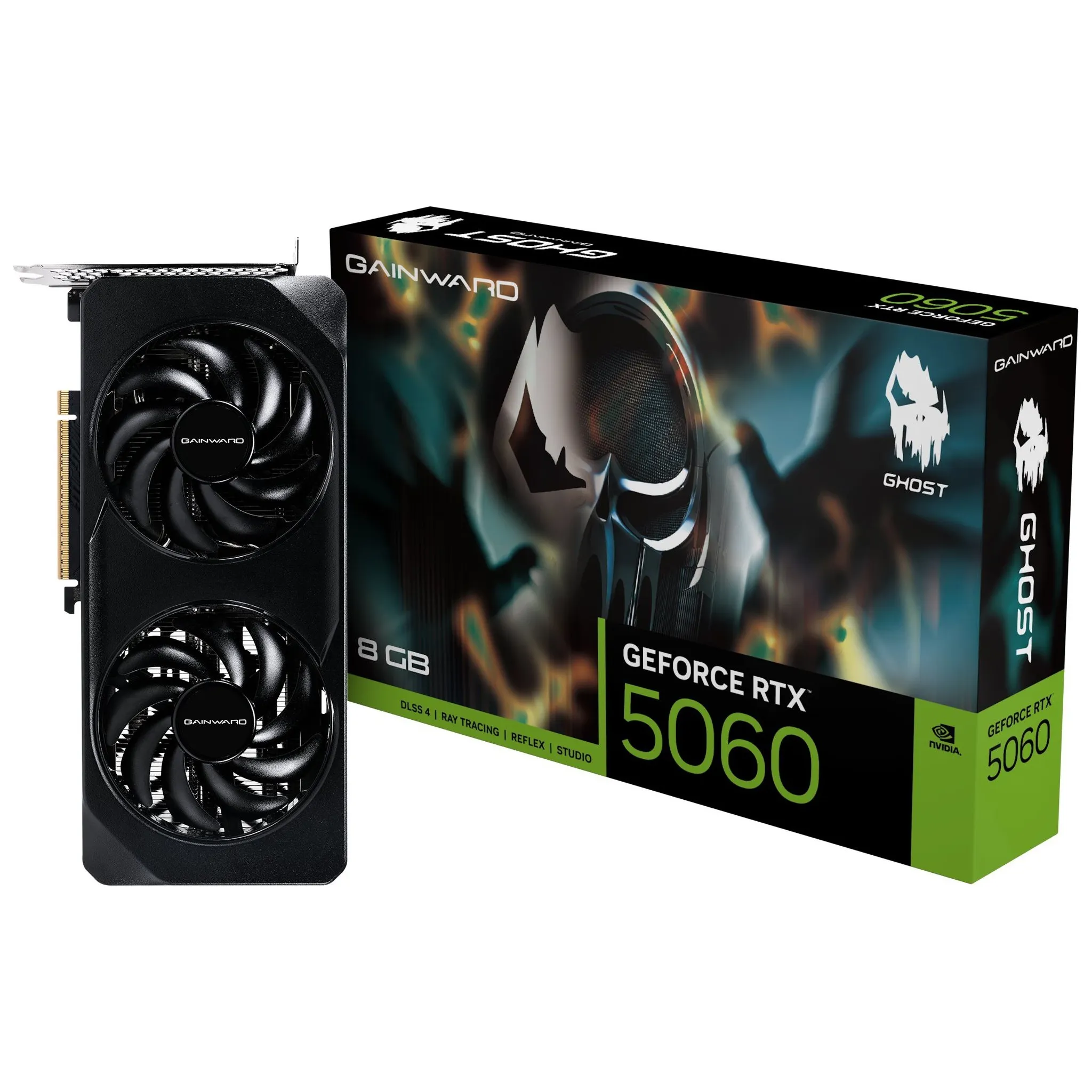 Fotografie 1 - Grafická karta Gainward GeForce RTX 5060 Ghost 8 GB (NE75060019P1-GB2063B)