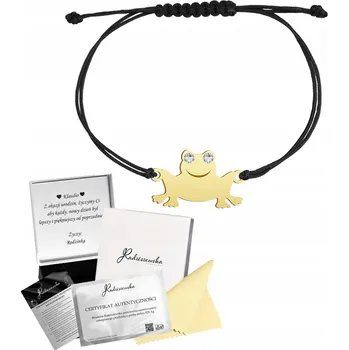 Náramek Pozlacený Náramek Žába s Věnováním