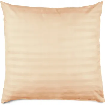 Povlak na dekorativní polštářek Povlak na polštář 40x40 bambusový, proužky béžové