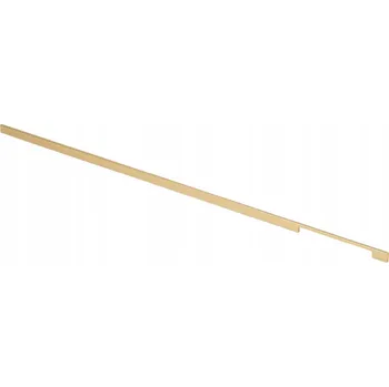 Nábytkové kování Nábytková úchytka dlouhá 1200 mm EXTEND světle zlatá kartáčovaná GTV + šrouby