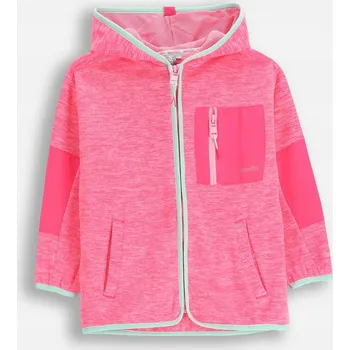 Dívčí mikina Dětská Mikina Rozepínací Dívčí fleecová mikina s kapucí Velikost 164 Lemon Explore ZL5