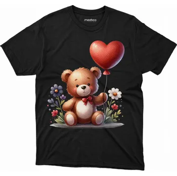 Chlapecké tričko Meeboo dětské tričko černé bavlna velikost 140