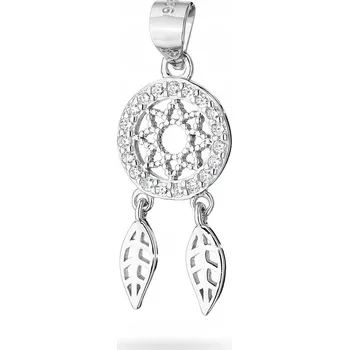 Přívěsek STŘÍBRNÝ PŘÍVĚSEK ryzost 925 LAPAČ SNŮ se Zirkony
