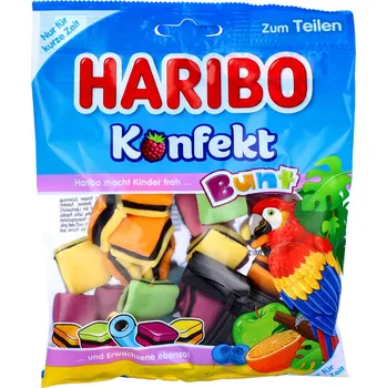 Bonbon Haribo Konfekt Bunt Želé Bonbony 175g z Německa