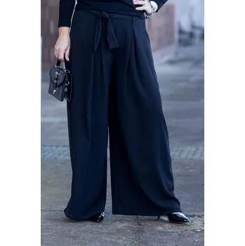 Dámské kalhoty LUX LUNA Elegantní kalhoty ELIOT Barva: Černá, Velikost: UNI: M-XL