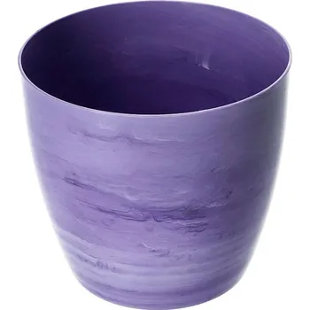 Květináč Květináč plast fialový Kadax 14 cm x 11 x 12,5 cm