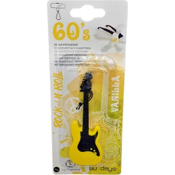 Vůně do auta OSVĚŽOVAČ VZDUCHU DO AUTA GITARA VANILLA 60. LÉTA