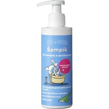 Sprchový gel Bob a Bobek Šampík 2v1, šampon a sprchový gel, 200 ml
