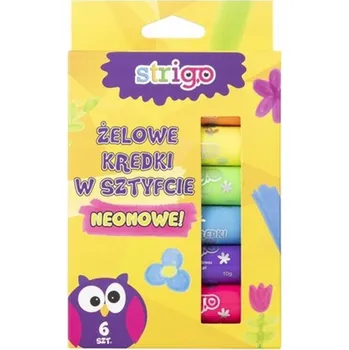 Pastelka Sada malých gelových PASTELKY , 6 barev Strigo, UMĚLECKÉ PRODUKTY Super Pastelky