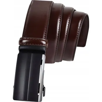 Opasek 100 HNĚDÝ AUTOMATICKÝ KOŽENÝ OPASEK