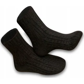 Dámské ponožky Ponožky Exquisiv copánkový vzor, velikost L